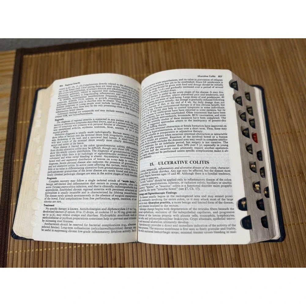 The Merck Manual of Diagnosis & Therapy 13th Edition Hardcover, 1977 Indexed